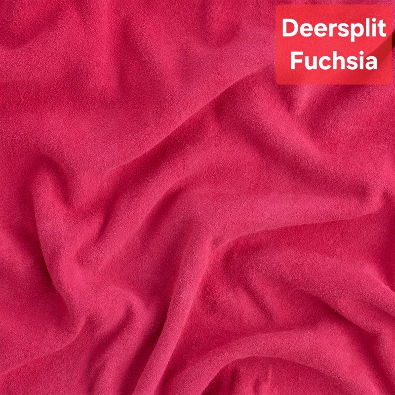 Fuchsia Deerskin Split