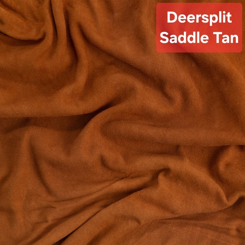 Saddle Tan Deerskin Split