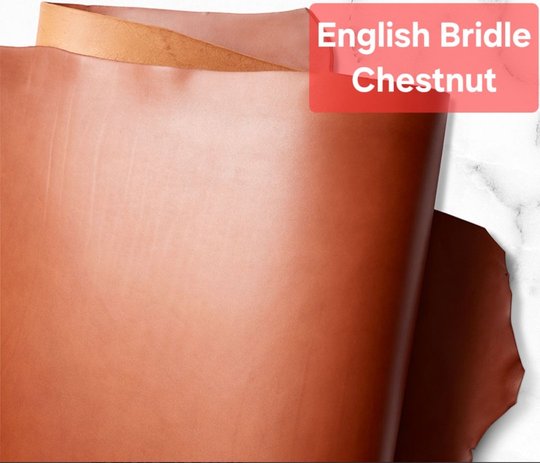 Chestnut English Bridle Leather