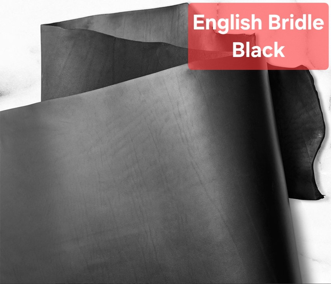 Black English Bridle Leather
