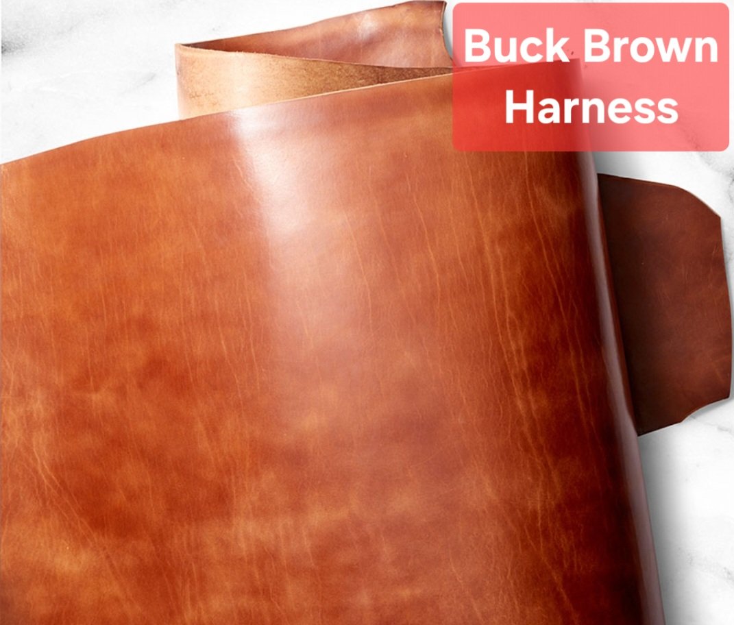 Buck Brown Harness Leather
