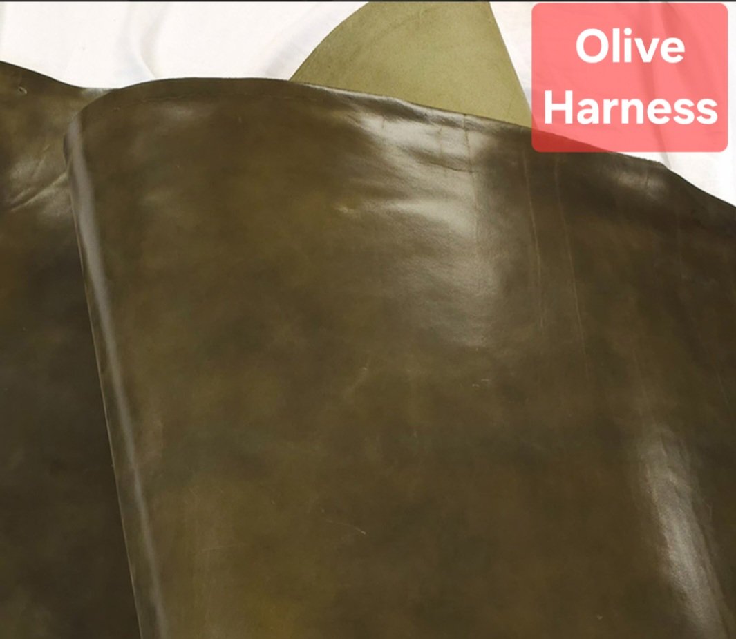 Olive Harness Leather